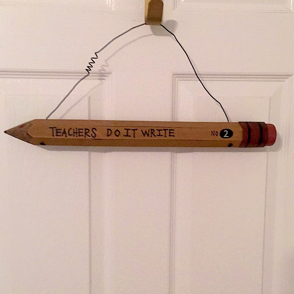 Handmade Wooden Pencil Hanging Decoration